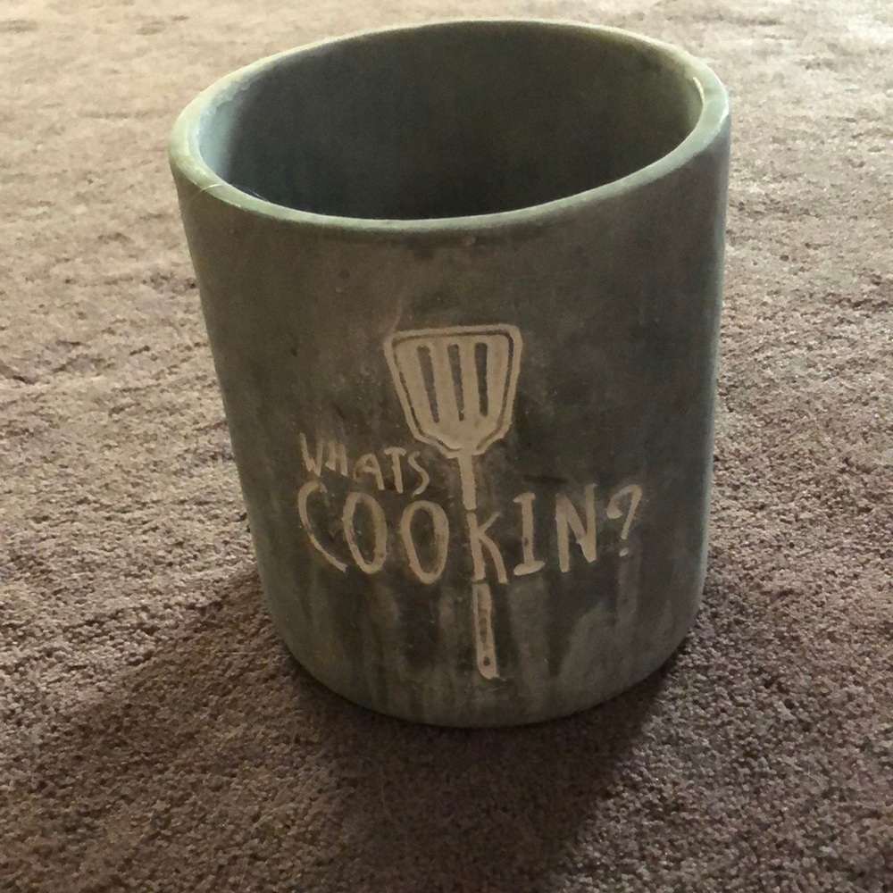 “What’s Cookin?” Utensil Crock